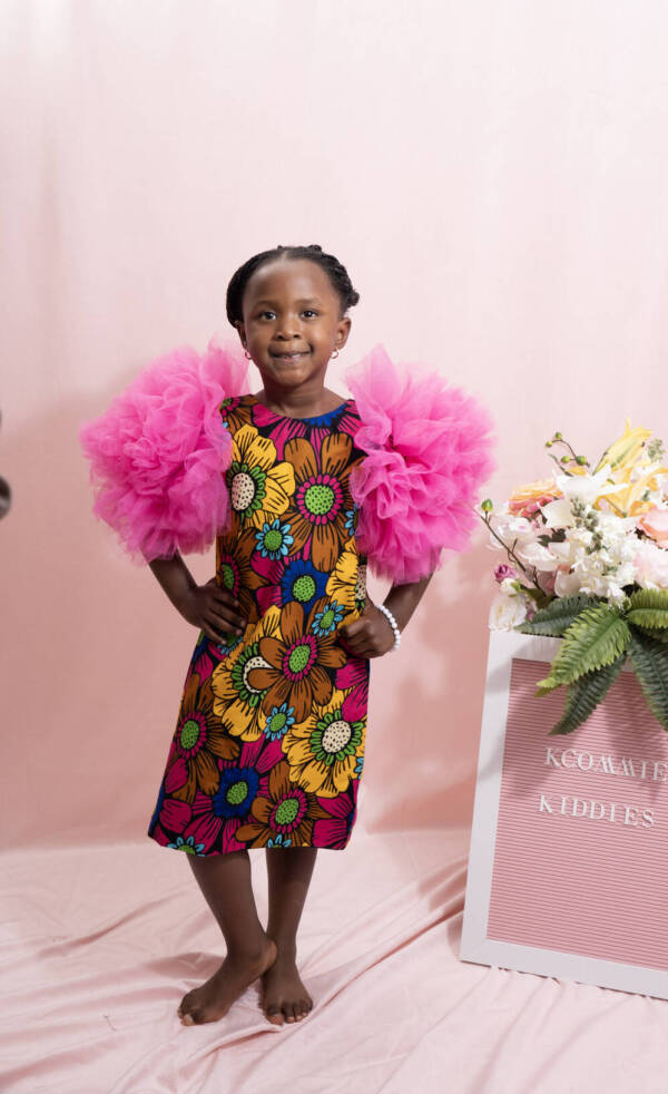 Bloom Ankara Dress