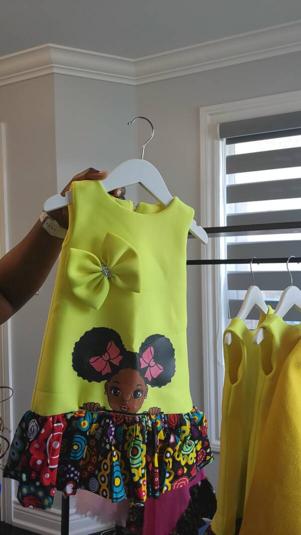 AfroDoll Ankara Dress - Image 2